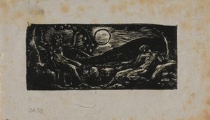 Thenot unter Obstbaum, aus Die Hirtengedichte von Virgil von William Blake