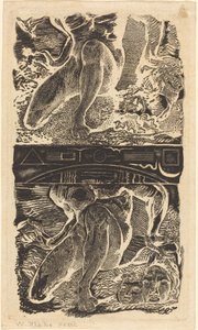 Unbekanntes Thema Lass ihn in den Himmel schauen und in der hellen Luft lachen, möglicherweise ca. 1805 von William Blake
