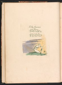 Visionen der Töchter Albions, Platte 2, Titelseite von William Blake