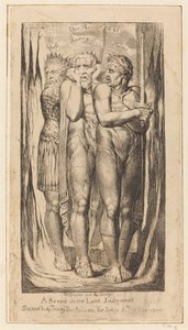 Krieg Die Ankläger von Diebstahl, Ehebruch, Mord, ca. 1803-1810 von William Blake