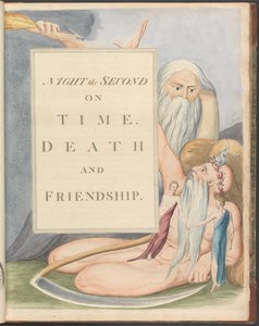 Youngs Nachtgedanken, Seite 17, Nacht die Zweite, Über Zeit, Tod und Freundschaft von William Blake