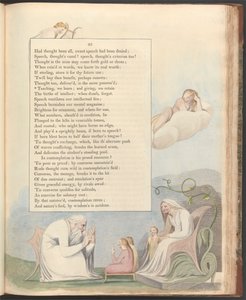 Youngs Nachtgedanken, Seite 35, "Lehrend lernen wir; und gebend behalten wir" von William Blake