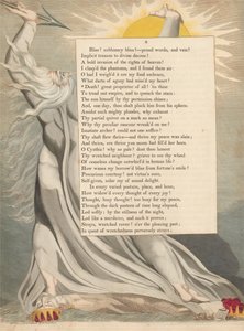 Youngs Nachtgedanken, Seite 8, Tod! Großer Eigentümer von allem! von William Blake