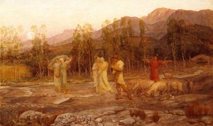 Eine Pastorale, eine Erinnerung an das Tal von Sparta von William Blake Richmond