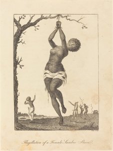 Geißelung einer weiblichen Samboe-Sklavin von William Blake after John Gabriel Stedman
