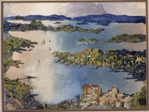 Ein Land-locked Meer (Sydney Harbour), ca. 1895