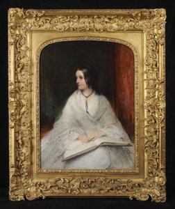 Porträt von Jane Fortescue Seymour, Mrs. Coleridge, ca. 1862 von William Boxall