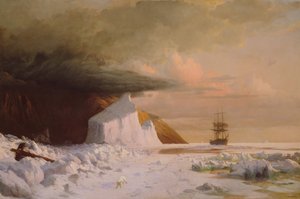 Ein arktischer Sommer: Durchbohren des Packeises in der Melville-Bucht von William Bradford