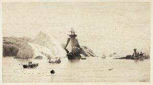 Arktische Meereslandschaft von William Bradford