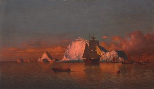 Fischen vor der Küste Labradors, 1880 von William Bradford