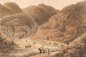 Pass in den Bergen zwischen Nisa und Villa Velha von William Bradford