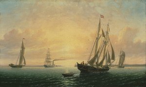 Die Schoner Jane von Bath, Maine von William Bradford