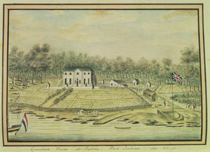 Gouverneurshaus in Sydney, Port Jackson, 1791