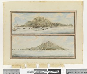 Gegenüber S. 276. `NE. Seite von Hummock Island, südliches Ende von Mindanoo. August 1791