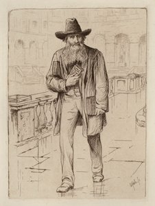 Alexander Campbell Fraser, Professor der Logik und Metaphysik (Stich) von William Brassey (after) Hole