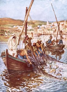 Eine große Menge Fische von William Brassey Hole