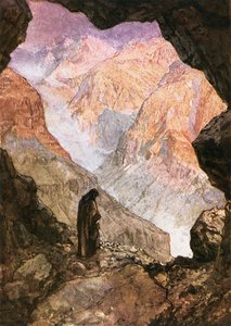 Elia in der Wüste Horeb von William Brassey Hole