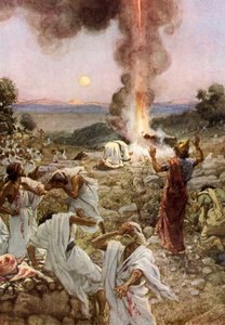 Elias Opfer am Berg Karmel - Bibel