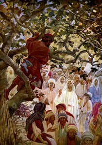 Jesus und Zachäus - Bibel