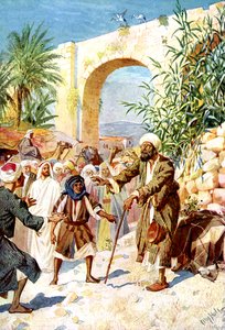 Jesus heilt einen blinden Bettler - Bibel