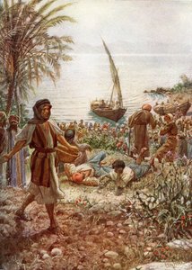 Jesus predigt das Gleichnis vom Sämann