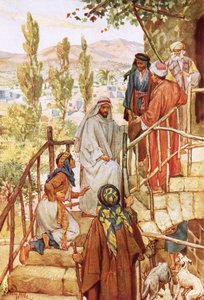 Jesus prüft den Glauben einer Frau von William Brassey Hole