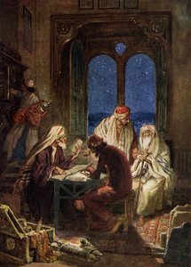 Gelehrte Juden schreiben Bibelrollen - Bibel von William Brassey Hole