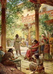 Der Prophet Nathan tadelt die Sünde Davids - Bibel