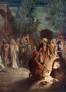 Petrus verleugnet Jesus zum dritten Mal - Bibel