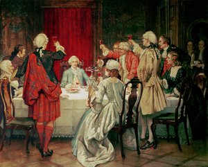 Prinz Charles Edward Stuart in Edinburgh, 1745
