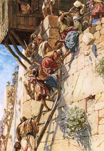 Die Eroberung Jerusalems von den Jebusitern von William Brassey Hole