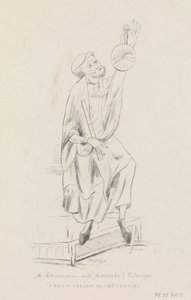 Ein Astronom mit Astrolabium und Teleskop von William Brenchley Rye