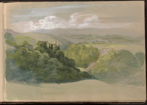 Ansicht von Berry Pomeroy Castle