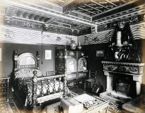Das Schlafzimmer von William Burges von William Burges