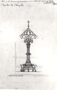 Entwurf für ein Lesepult, St. Augustine