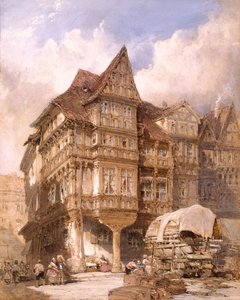 Albrecht Dürers Haus in Nürnberg von William Callow