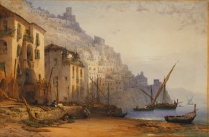 Amalfi vom Ufer aus - Ein Sommermorgen, 1887