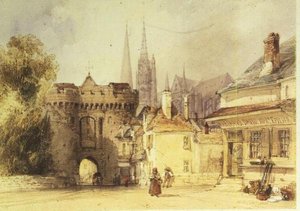 Das Guillaume-Tor, Chartres von William Callow