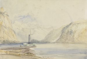 Wallenstadt, von Wesen, Schweiz von William Callow
