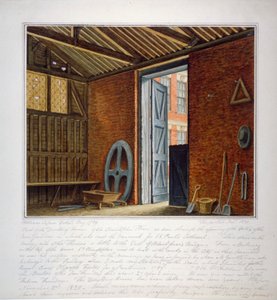 Teil des Wohnhauses von Sir Christopher Wren, Southwark, London, 1820