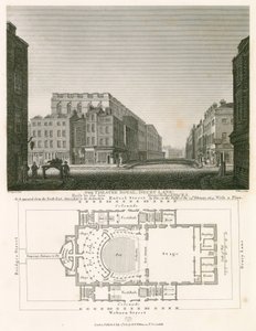 Das Königliche Theater, Drury Lane, London, erbaut von dem verstorbenen Henry Holland von William Capon