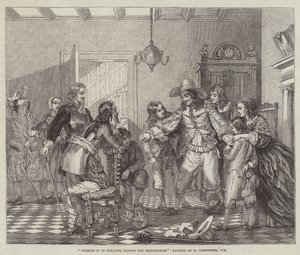 Karl II. in Holland, vor der Restauration von William Carpenter