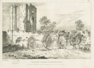 Croxden Abbey: Gravur