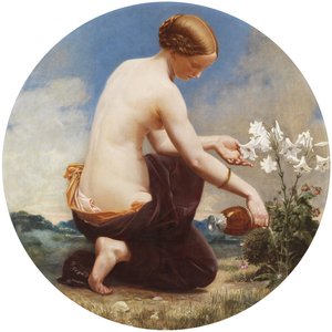Hoffnung, die den Niedergeschlagenen tröstet von William Cave Thomas