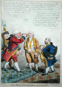 Der neue Minister oder wie es sein sollte, veröffentlicht im Februar 1806 von William Charles