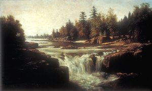 Kleine Wasserfälle des Passaic River von William Charles Anthony Frerichs