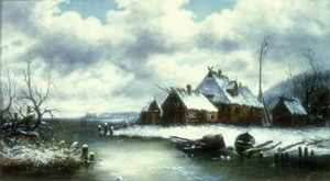 Winterlandschaft von William Charles Anthony Frerichs