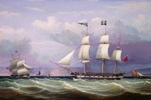 Schiff Helen von 330 Tonnen Register, gebaut in Greenock im Jahr 1819 von William Clark