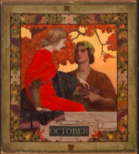 Oktober (Titelillustration für Harper