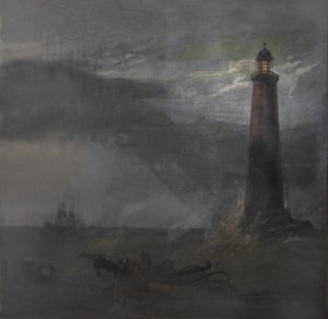 Aktvorhang für The Lighthouse, 1855